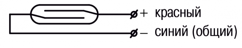 Схема внутренних соединений проводов датчиков	