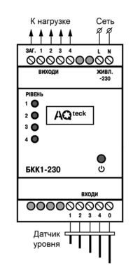 Схема подключения БКК1-220