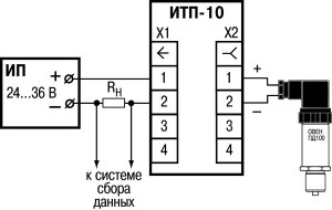 Схема підмикання ИТП-10
