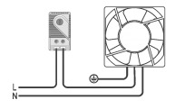 Схема підмикання термостата для електротехнічних шаф МТК-СТ0