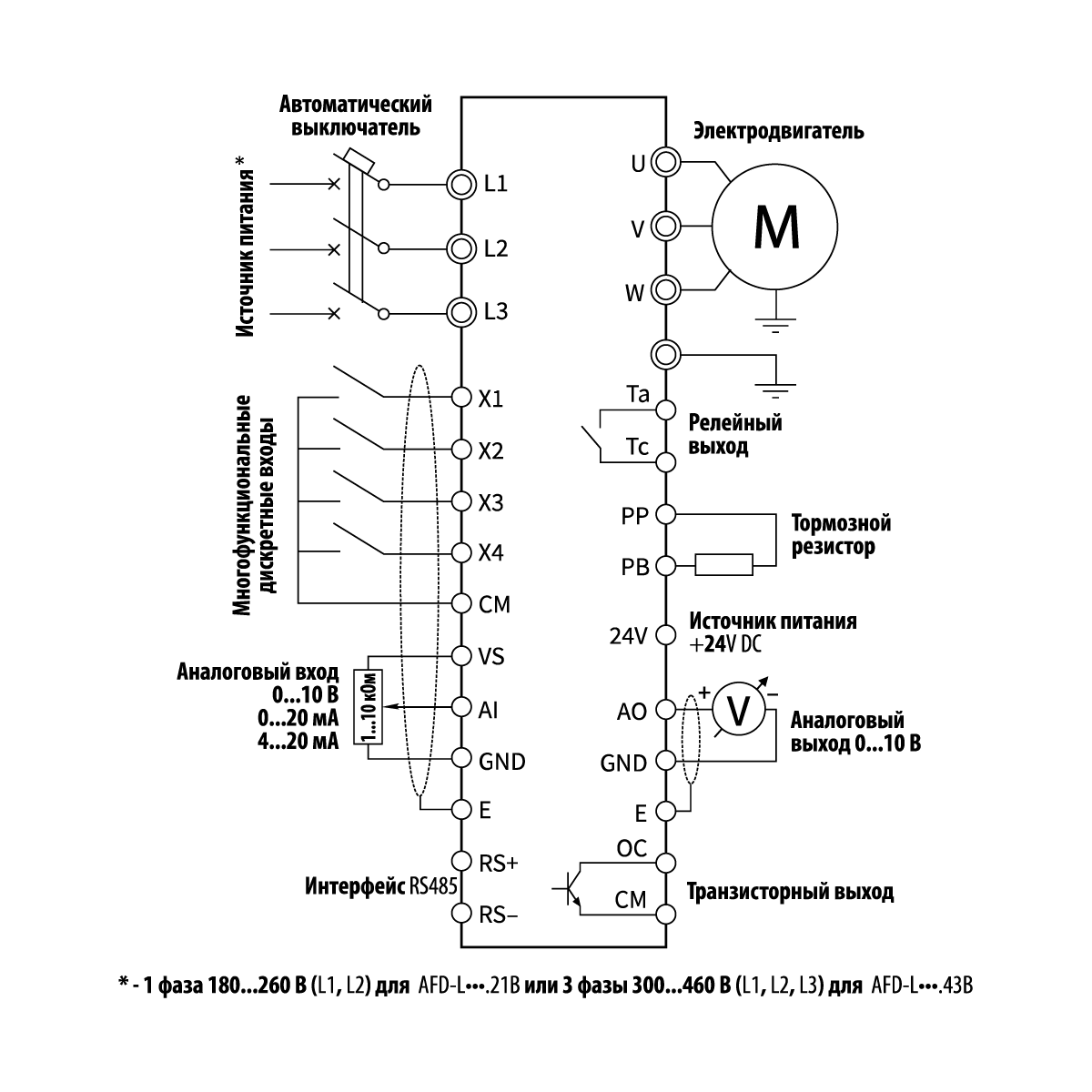 Схема электрических соединений