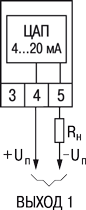 Вимірювач ПІД-регулятор для керування засувками та трьохходовими клапанами з інтерфейсом RS-485 ТРМ212. Схеми підмикання