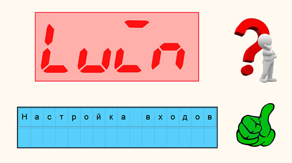 Приклад того, як може виглядати інформація на чотирихрозрядних семисегментних цифрових індикаторах та як на ИПП120